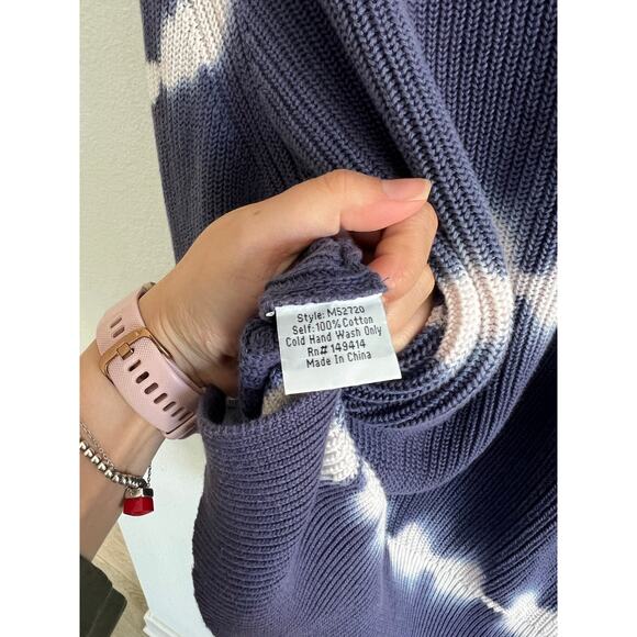 Johnny Was Tie Dye Pullover size M purple - Picture 5 of 7